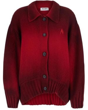 The Attico Sprayed Cardigan - Rot