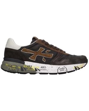 Premiata Schoenen ,Bruin ,Leer Mick 8432