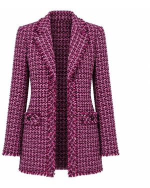 Dolce & Gabbana Jassen ,Paars ,Tweed Rachel Tweed Jasje