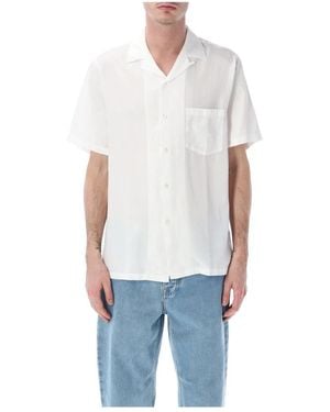 Portuguese Flannel Short Sleeve Shirts - Azul