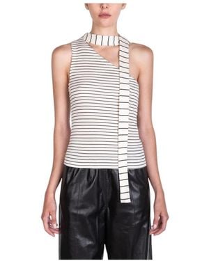 Alysi Sleeveless Tops - Red