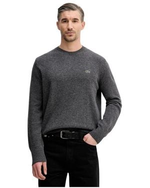 Lacoste Round-Neck Knitwear - Gris