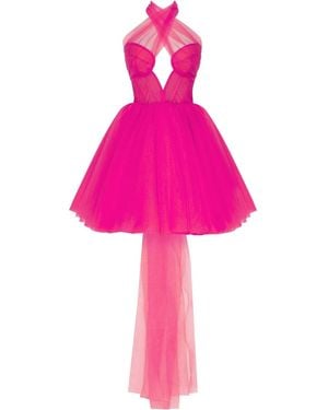 Milla Vibrant Mini Dress - Pink