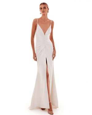 Milla Chic Mermaid Maxi Dress - White