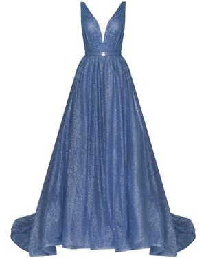 Milla Empire Sparkling Gown - Blue