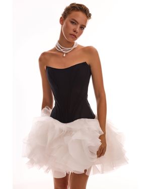 Millà Chic Low-Waist Fitted Corset, Midnight Walk - Multicolor