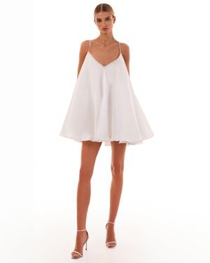 Milla Babydoll Dress - White