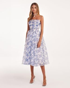 knee length dresses for ladies Chocolate spaghetti strap pleated maxi dress, Garden of Eden main image 0
