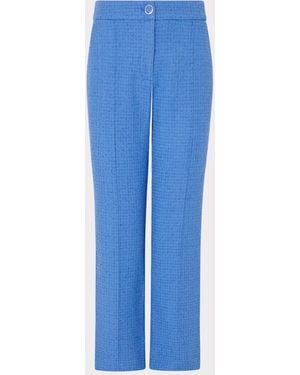 MILLY Betsy Boucle Pant - Blue