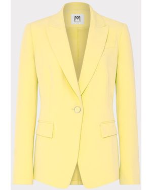 MILLY Avery Cady Blazer - Yellow