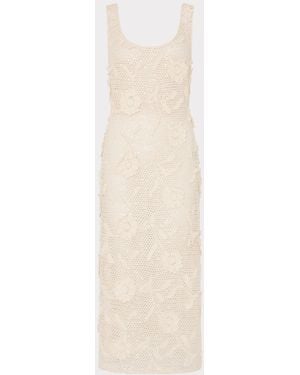 MILLY Sequin Crochet Cover-up Dress - White