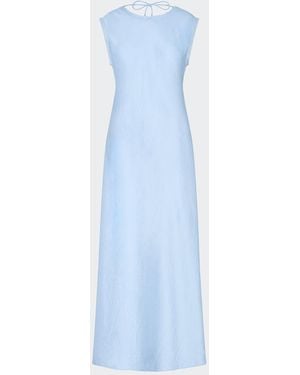 MILLY Linda Midi Dress - Blue