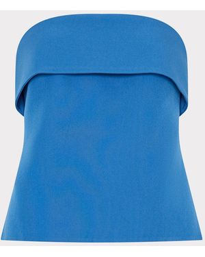 MILLY Tuala Cady Top - Blue