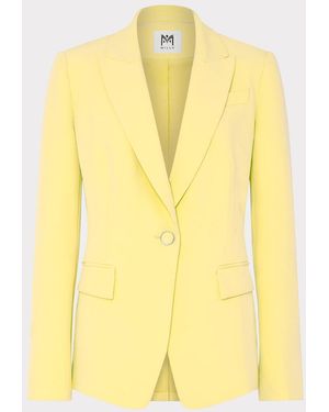 MILLY Avery Cady Blazer - Yellow