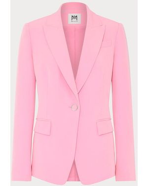 MILLY Avery Cady Blazer - Pink