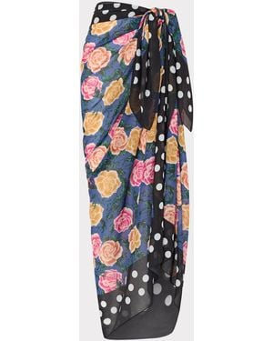 MILLY Climbing Rose Sarong - White