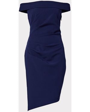 MILLY Ally Cocktail Dress - Blue