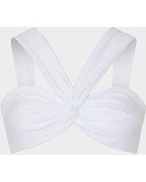 MILLY Olivia Solid Bandeau Top - Multicolor