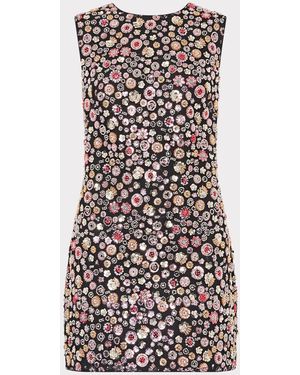 MILLY Ivette Gem Embellished Dress - White