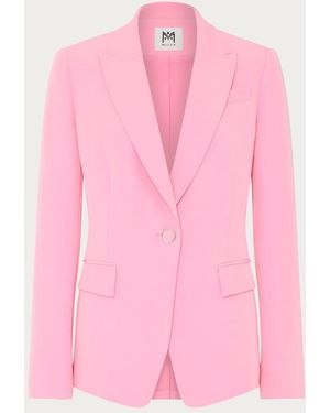 MILLY Avery Cady Blazer - Pink