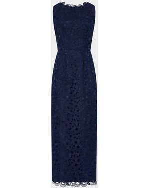 MILLY Molly Lace Gown - Blue