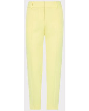 MILLY Nicola Cady Pants - Yellow