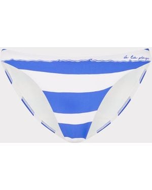 MILLY A La Plage Bikini Bottom - Blue