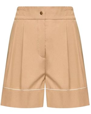 Moncler Tailored Shorts - Natural