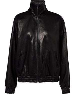 Acne Studios Leather Jacket - Black