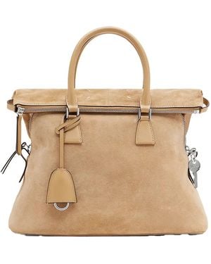 MM6 by Maison Margiela Maison Margiela 5Ac Soft Mini Bag - Natural