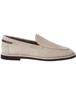 Brunello Cucinelli Suede Loafers L - White