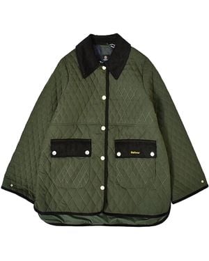 Barbour Whickham Quilted Jacket Shadow Classic - Green