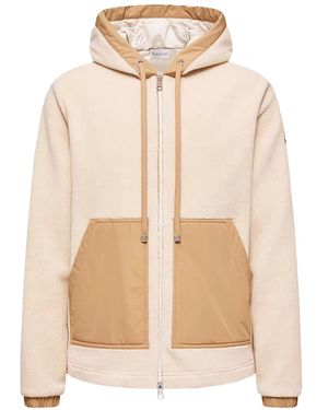 Moncler Teddy Hoodie Light - Natural