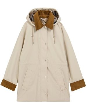 Barbour Evelyn Jacket Mist - Natural