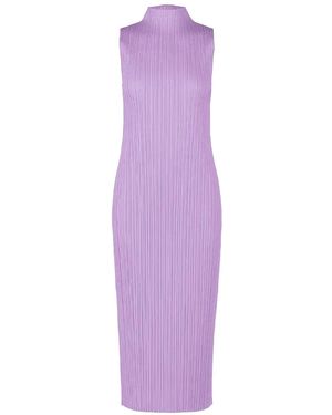 Issey Miyake Pleats Please Dress L - Purple