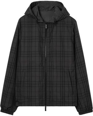 Burberry Newport Reversible Jacket Iron - Black