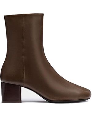 Lemaire 55Mm Anatomic Boots Dark - Brown