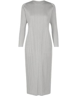 Issey Miyake Pleats Please Dress L - Gray