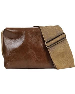 Uma Wang Small Shoulder Bag Dark - Brown