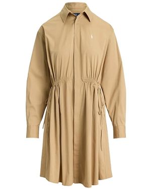 Polo Ralph Lauren Ralph Lauren Drawcord Dress Camel - Natural
