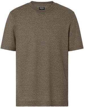 ZEGNA Lino T-Shirt - Green
