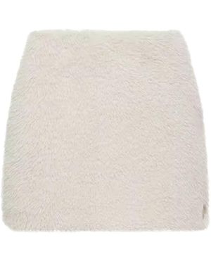 Moncler Teddy Mini Skirt - White