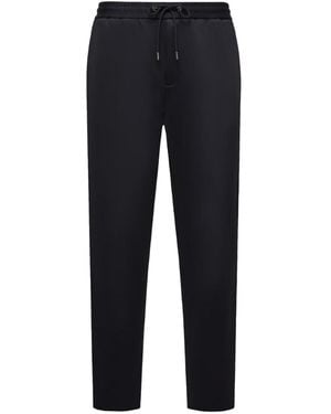 Moncler Logo Jogging Trousers - Blue