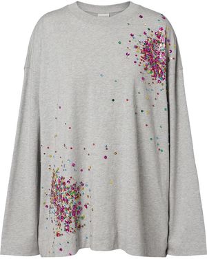 Dries Van Noten Heglanda T-Shirt Mel - Grey