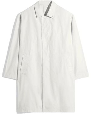 Lemaire Car Coat Soja - White