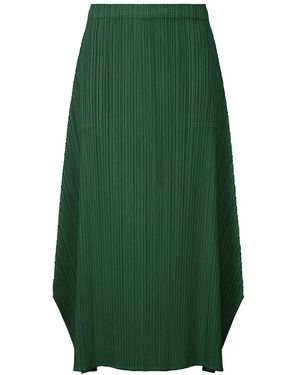 Issey Miyake Pleats Please Skirt Dark - Green
