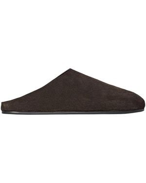 The Row Hudson Slide Moka - Brown