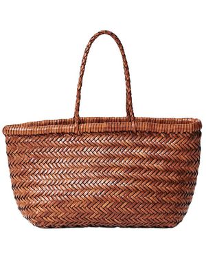 Dragon Diffusion Bamboo Triple Jump Bag Mini Tan - Brown