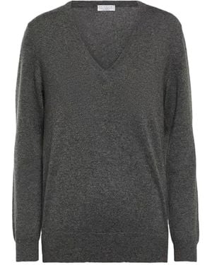 Brunello Cucinelli Cashmere Jumper - Grey