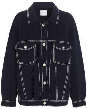 Barrie Denim Cashmere Cotton Jacket - Blue